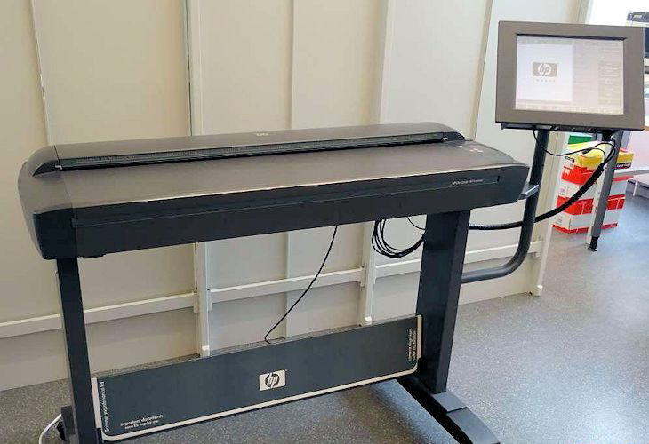 Document scanner plan scanner schematic scanner with document feeder HP Designjet 4500 - Baskı makinesi: fotoğraf 1 Document scanner plan scanner schematic scanner with document feeder HP Designjet 4500 - Baskı makinesi: fotoğraf 1