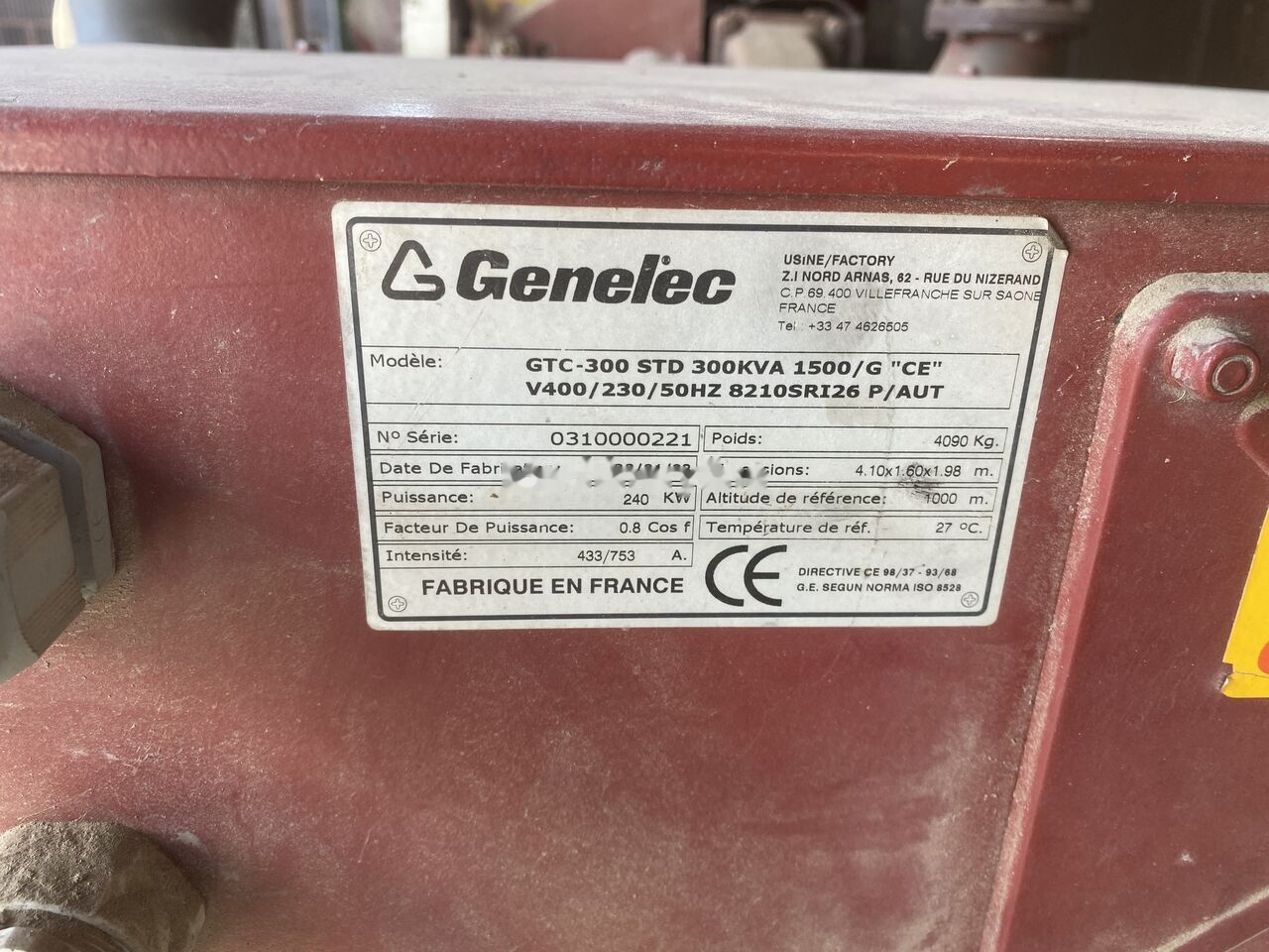 Genelec 300 kVa IVECO - Elektrikli jeneratör: fotoğraf 5 Genelec 300 kVa IVECO - Elektrikli jeneratör: fotoğraf 5