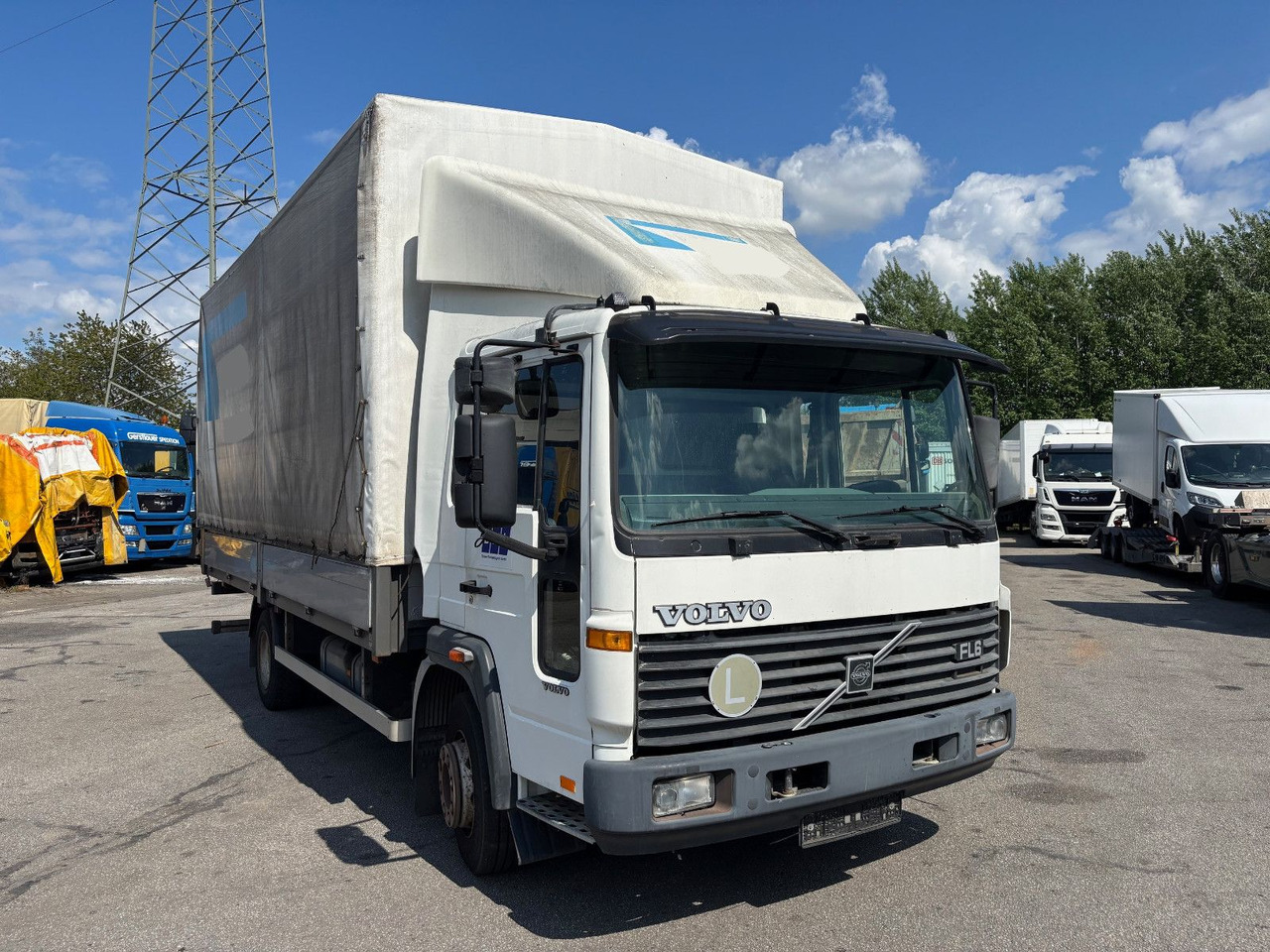 Volvo FL6 Klima/Luftfederung - Tenteli kamyonet: fotoğraf 2 Volvo FL6 Klima/Luftfederung - Tenteli kamyonet: fotoğraf 2