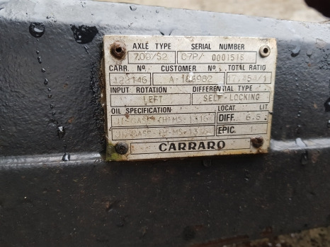 Case 5120, 5130, 5140 Carraro Front Axle Beam, Casting 122945, 1995412c2 - Ön aks - Tarım araçları: fotoğraf 2 Case 5120, 5130, 5140 Carraro Front Axle Beam, Casting 122945, 1995412c2 - Ön aks - Tarım araçları: fotoğraf 2