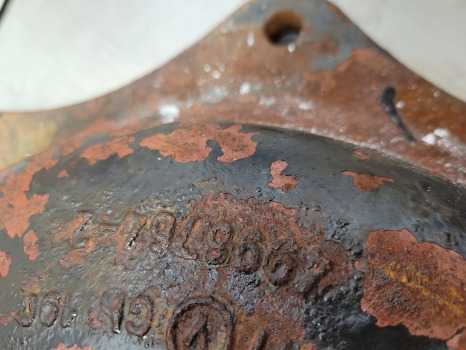 Ön aks Fiat 980, 90-90, 100-90, 110-90 Front Axle Hub Bolt Plate 4996764, 4996776: fotoğraf 7