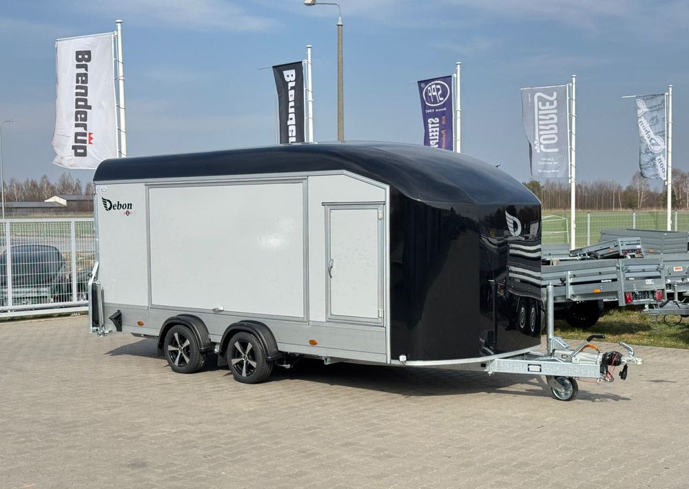 DEBON C1000 - kryta laweta | 490 x 202 cm / 3500kg / felgi ALU / wciągarka elektryczna - Araba taşıyıcı römork: fotoğraf 2 DEBON C1000 - kryta laweta | 490 x 202 cm / 3500kg / felgi ALU / wciągarka elektryczna - Araba taşıyıcı römork: fotoğraf 2