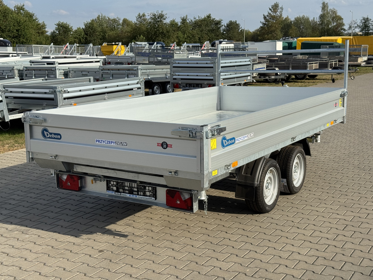 DEBON PW 3.6 Electric 360x180 cm 3.5T - Damperli römork: fotoğraf 4 DEBON PW 3.6 Electric 360x180 cm 3.5T - Damperli römork: fotoğraf 4