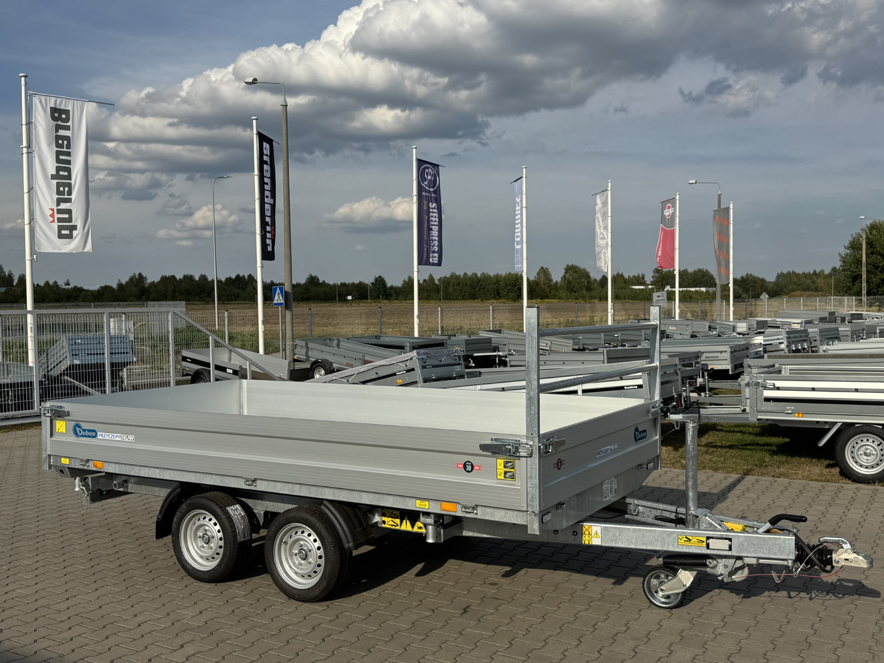 DEBON PW 3.6 Electric 360x180 cm 3.5T - Damperli römork: fotoğraf 2 DEBON PW 3.6 Electric 360x180 cm 3.5T - Damperli römork: fotoğraf 2