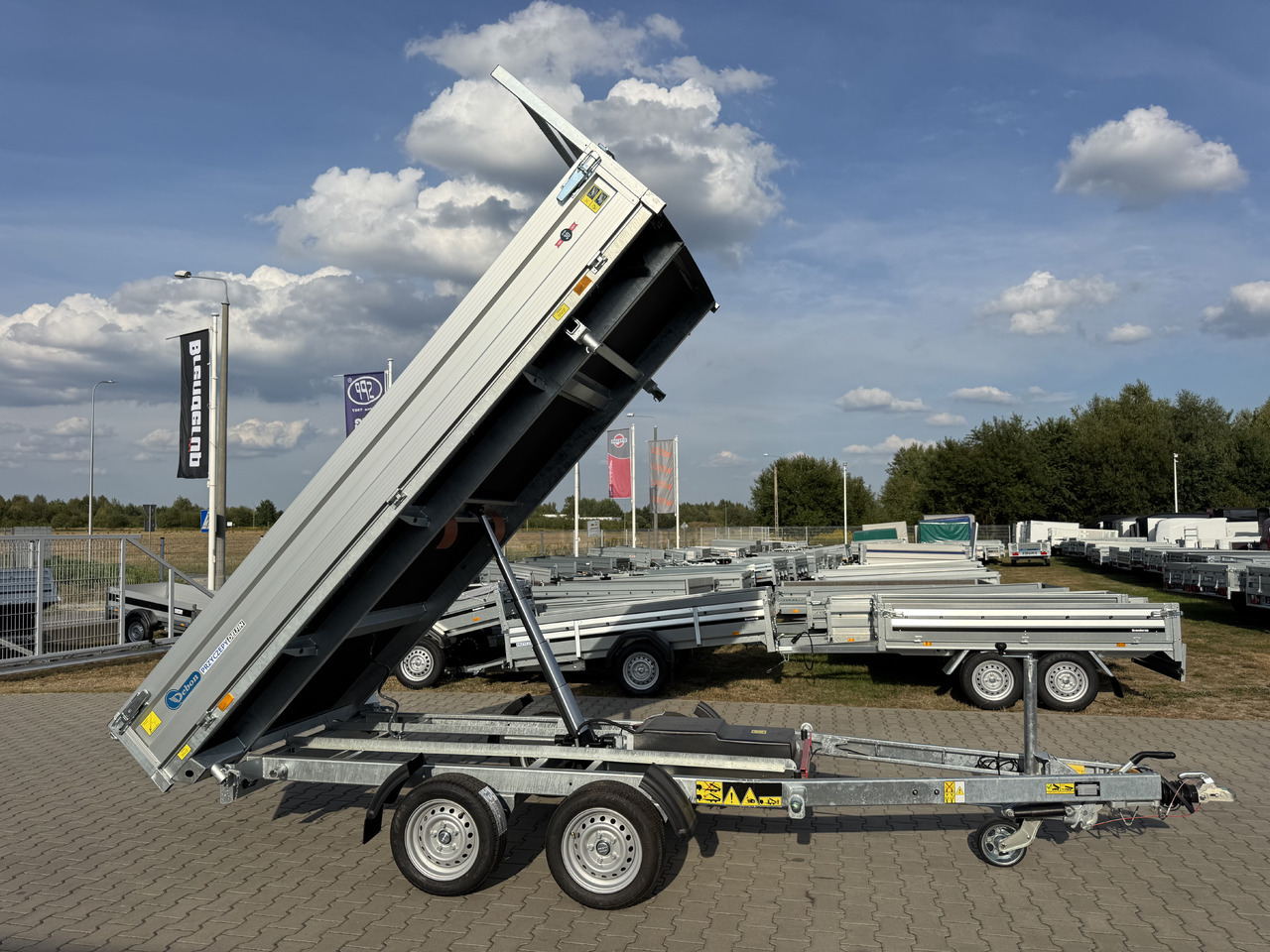 DEBON PW 3.6 Electric 360x180 cm 3.5T - Damperli römork: fotoğraf 1 DEBON PW 3.6 Electric 360x180 cm 3.5T - Damperli römork: fotoğraf 1