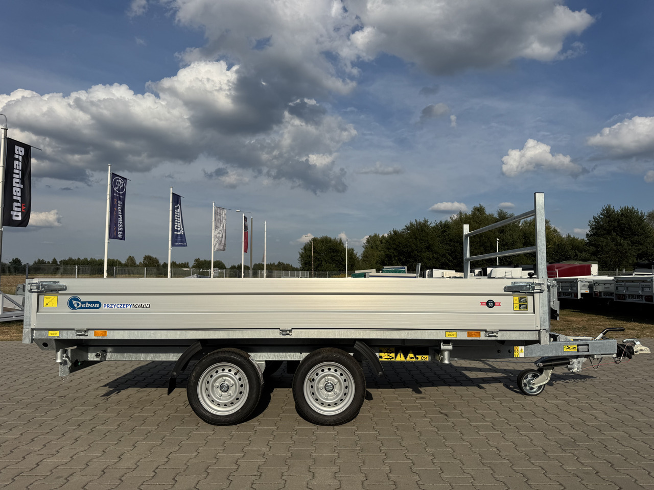DEBON PW 3.6 Electric 360x180 cm 3.5T - Damperli römork: fotoğraf 3 DEBON PW 3.6 Electric 360x180 cm 3.5T - Damperli römork: fotoğraf 3