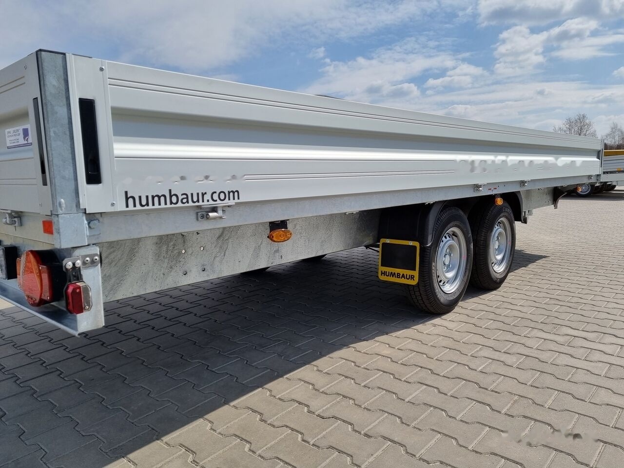 Humbaur HT 355221 GR 5,22 x 2,1m 3500kg GVW platform trailer ALU sides - Platform/ Açık kasa römork: fotoğraf 3 Humbaur HT 355221 GR 5,22 x 2,1m 3500kg GVW platform trailer ALU sides - Platform/ Açık kasa römork: fotoğraf 3
