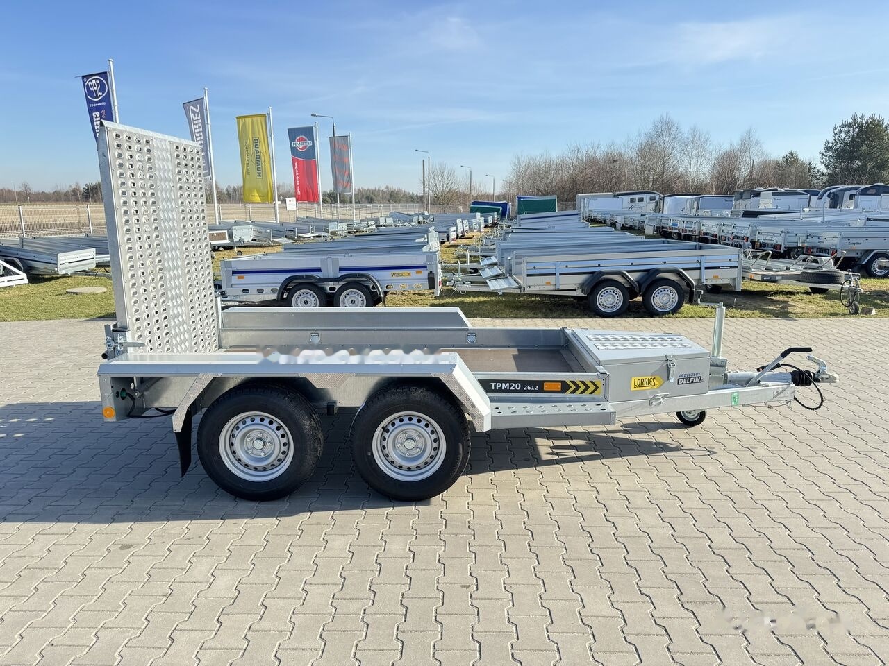 Lorries TPM20 260x120 cm GVW 2700kg machine transporter excavator bobcat - İş makinası römorku: fotoğraf 3 Lorries TPM20 260x120 cm GVW 2700kg machine transporter excavator bobcat - İş makinası römorku: fotoğraf 3