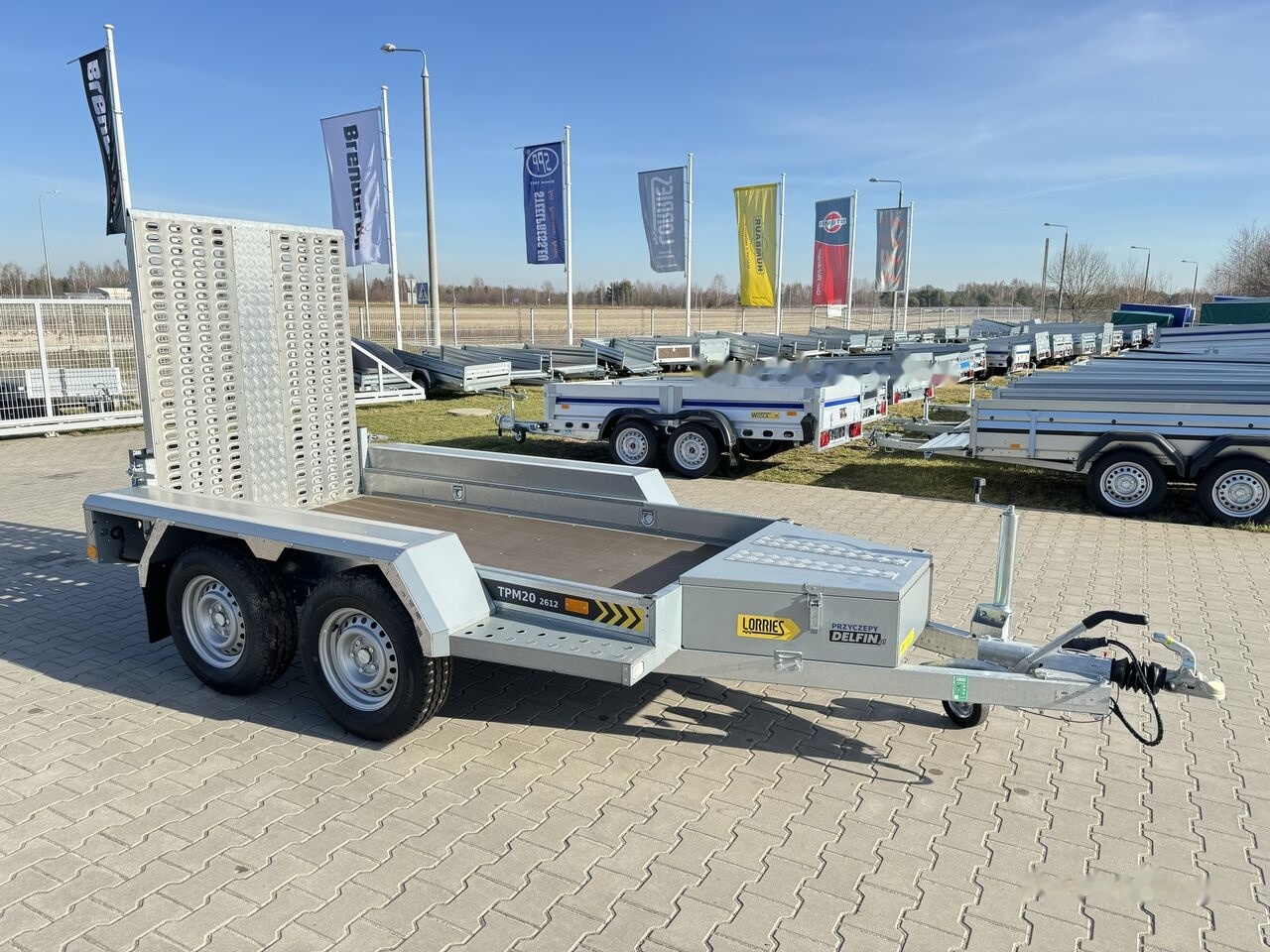 Lorries TPM20 260x120 cm GVW 2700kg machine transporter excavator bobcat - İş makinası römorku: fotoğraf 2 Lorries TPM20 260x120 cm GVW 2700kg machine transporter excavator bobcat - İş makinası römorku: fotoğraf 2