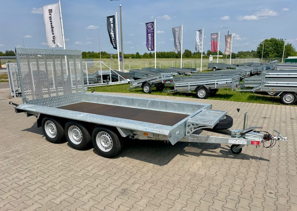 Niewiadów KN401835T - 400 x 185 cm | 2570kg ładowności | trap stalowy | 3-osiowa budowlanka - İş makinası römorku: fotoğraf 1 Niewiadów KN401835T - 400 x 185 cm | 2570kg ładowności | trap stalowy | 3-osiowa budowlanka - İş makinası römorku: fotoğraf 1