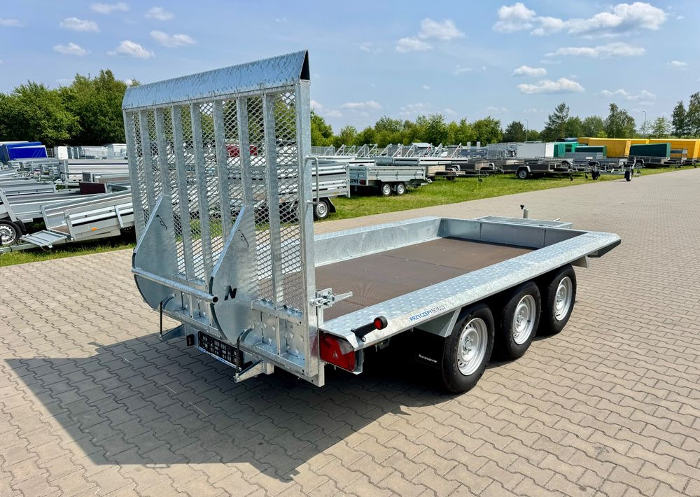 Niewiadów KN401835T - 400 x 185 cm | 2570kg ładowności | trap stalowy | 3-osiowa budowlanka - İş makinası römorku: fotoğraf 3 Niewiadów KN401835T - 400 x 185 cm | 2570kg ładowności | trap stalowy | 3-osiowa budowlanka - İş makinası römorku: fotoğraf 3