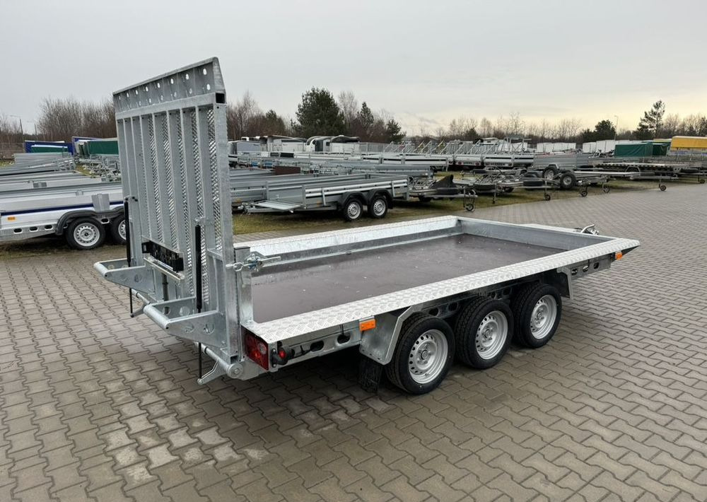 WIOLA B3540 MAX - 400 x 170 cm | 2546kg ładowności | trap stalowy | 3-osiowa budowlanka - İş makinası römorku: fotoğraf 3 WIOLA B3540 MAX - 400 x 170 cm | 2546kg ładowności | trap stalowy | 3-osiowa budowlanka - İş makinası römorku: fotoğraf 3