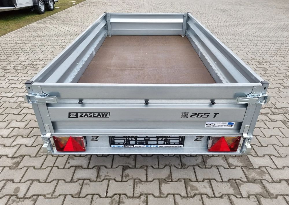 ZASŁAW 265T | 265 x 132 / 750 kg/ 2 osie / lekka przyczepa skrzyniowa - Platform/ Açık kasa römork: fotoğraf 5 ZASŁAW 265T | 265 x 132 / 750 kg/ 2 osie / lekka przyczepa skrzyniowa - Platform/ Açık kasa römork: fotoğraf 5