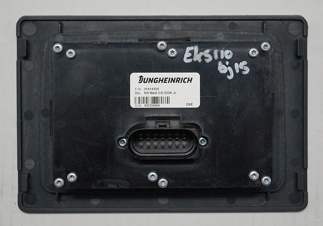 Jungheinrich 51414555 | Display KD MEDI CO 250K Jr DSE from EKS110 2015 sn. 531C - Gösterge panosu - Malzeme taşıma ekipmanı: fotoğraf 2 Jungheinrich 51414555 | Display KD MEDI CO 250K Jr DSE from EKS110 2015 sn. 531C - Gösterge panosu - Malzeme taşıma ekipmanı: fotoğraf 2