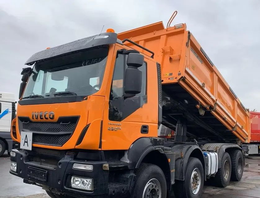 Iveco Trakker 450 E6 / BB/ 8x4 / Wywrotka Meiller 3-stronna / Bordmatik / Automat / Retarder - Damperli kamyon: fotoğraf 1 Iveco Trakker 450 E6 / BB/ 8x4 / Wywrotka Meiller 3-stronna / Bordmatik / Automat / Retarder - Damperli kamyon: fotoğraf 1