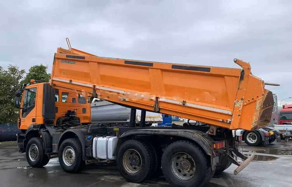 Iveco Trakker 450 E6 / BB/ 8x4 / Wywrotka Meiller 3-stronna / Bordmatik / Automat / Retarder - Damperli kamyon: fotoğraf 5 Iveco Trakker 450 E6 / BB/ 8x4 / Wywrotka Meiller 3-stronna / Bordmatik / Automat / Retarder - Damperli kamyon: fotoğraf 5