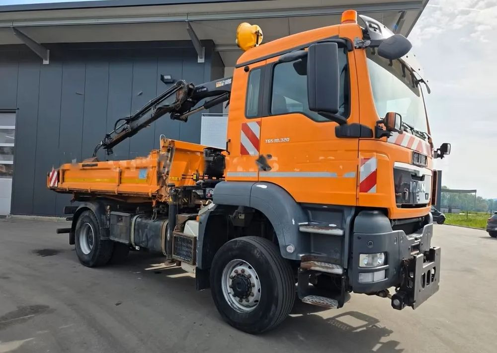 MAN TGS 18.320 4x4 – Wywrotka trójstronna Meiller + Kran HIAB | Komunalny | Euro 5 - Damperli kamyon: fotoğraf 3 MAN TGS 18.320 4x4 – Wywrotka trójstronna Meiller + Kran HIAB | Komunalny | Euro 5 - Damperli kamyon: fotoğraf 3