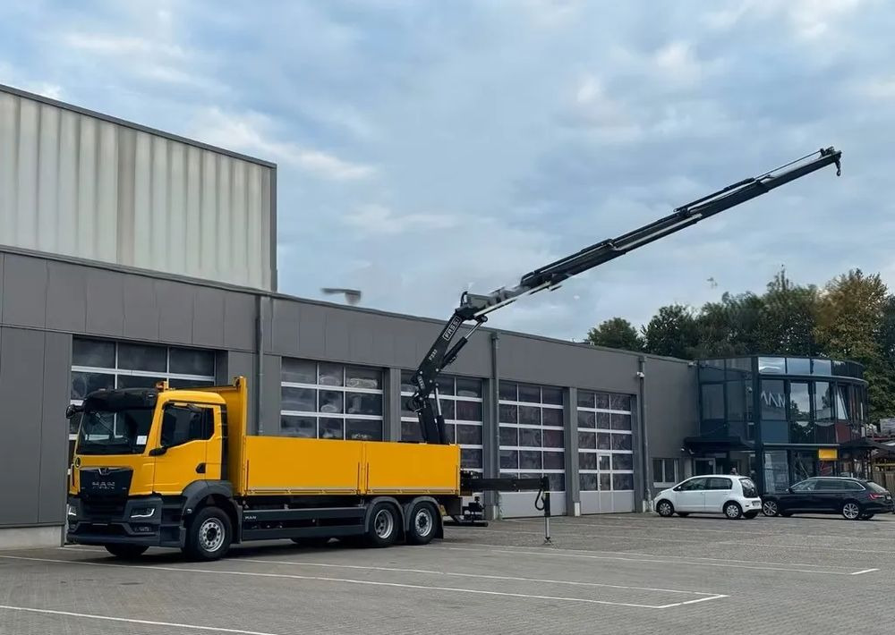MAN TGS 26.430 6x2-4 – platforma z żurawiem FASSI F235- Euro 6 - Vinçli kamyon, Sal/ Açık kasa kamyon: fotoğraf 4 MAN TGS 26.430 6x2-4 – platforma z żurawiem FASSI F235- Euro 6 - Vinçli kamyon, Sal/ Açık kasa kamyon: fotoğraf 4