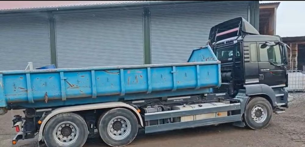 MAN TGS 26.440 6x4 – Meiller z systemem HDS (roll-off) + Kontener + Przyczepa – Euro 5 - Kancalı yükleyici kamyon: fotoğraf 5 MAN TGS 26.440 6x4 – Meiller z systemem HDS (roll-off) + Kontener + Przyczepa – Euro 5 - Kancalı yükleyici kamyon: fotoğraf 5