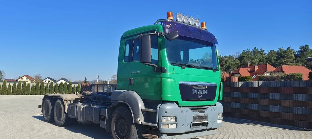MAN TGS 26.440 Hakowiec Meiller-Kipper | 6x4 | Manual/Euro 6 - Kancalı yükleyici kamyon: fotoğraf 1 MAN TGS 26.440 Hakowiec Meiller-Kipper | 6x4 | Manual/Euro 6 - Kancalı yükleyici kamyon: fotoğraf 1