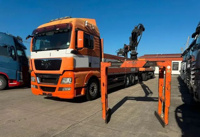 MAN TGX 26.480 • HDS Atlas 145.2 •Oś podnoszona i skrętna 426 tys. km - Zestaw z przyczepą Schwarzmüller Oś przednia – resory piórowe, tylna – pneumatyka • - Sal/ Açık kasa kamyon, Vinçli kamyon: fotoğraf 1 MAN TGX 26.480 • HDS Atlas 145.2 •Oś podnoszona i skrętna 426 tys. km - Zestaw z przyczepą Schwarzmüller Oś przednia – resory piórowe, tylna – pneumatyka • - Sal/ Açık kasa kamyon, Vinçli kamyon: fotoğraf 1