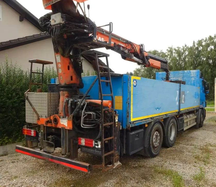 Mercedes-Benz Actros 2546/6x2/455KM/ zabudowana platforma ładunkowa / Kran Atlas 165.2 – żuraw hydrauliczny Atlas z chwytakiem do podnoszenia i przenoszenia ładunków / sterowana oś podnoszona / Euro - Sal/ Açık kasa kamyon, Vinçli kamyon: fotoğraf 3 Mercedes-Benz Actros 2546/6x2/455KM/ zabudowana platforma ładunkowa / Kran Atlas 165.2 – żuraw hydrauliczny Atlas z chwytakiem do podnoszenia i przenoszenia ładunków / sterowana oś podnoszona / Euro - Sal/ Açık kasa kamyon, Vinçli kamyon: fotoğraf 3