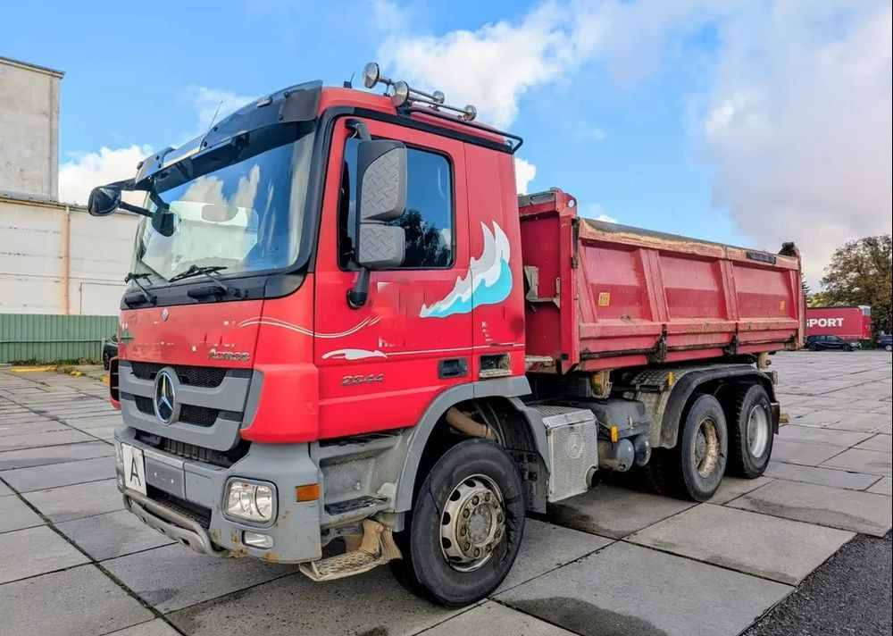 Mercedes-Benz Actros 2644 EPS |Wywrotka 3-stronna Meiller Bordmatik | 6x4 | Euro 5 | Plandeka rolowana - Damperli kamyon: fotoğraf 1 Mercedes-Benz Actros 2644 EPS |Wywrotka 3-stronna Meiller Bordmatik | 6x4 | Euro 5 | Plandeka rolowana - Damperli kamyon: fotoğraf 1