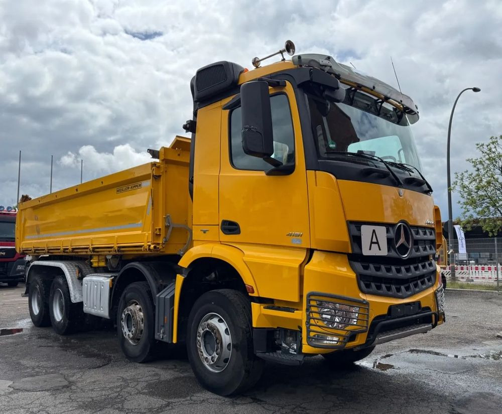 Mercedes-Benz Arocs 4151 8x4 • Retarder • Meiller Bordmatik • Euro 6c - Damperli kamyon: fotoğraf 3 Mercedes-Benz Arocs 4151 8x4 • Retarder • Meiller Bordmatik • Euro 6c - Damperli kamyon: fotoğraf 3