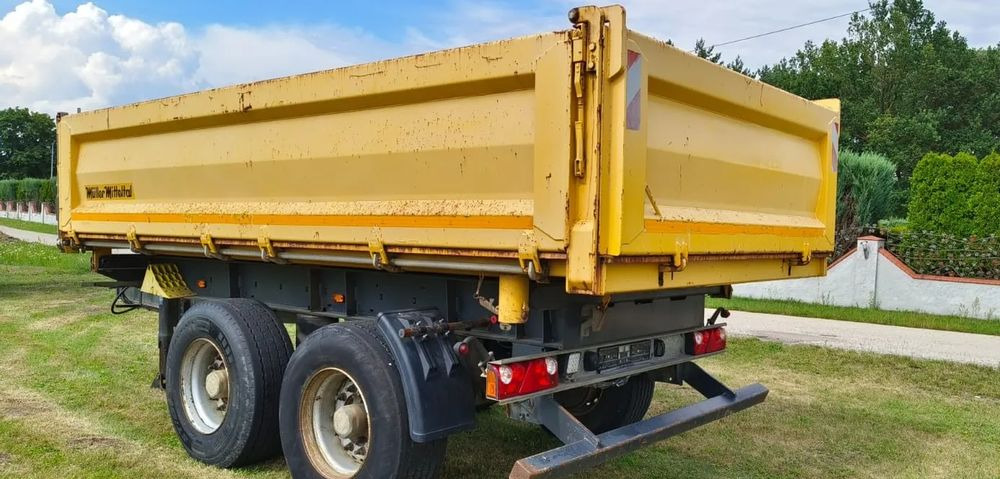 Miller Przyczepa Tandem R180 | Kipper Wywrotka trójstronna | Bordmatik- Manual | Zawieszenie pneumatyczne | Oś podnoszona|Stan idealny | - Damperli römork: fotoğraf 3 Miller Przyczepa Tandem R180 | Kipper Wywrotka trójstronna | Bordmatik- Manual | Zawieszenie pneumatyczne | Oś podnoszona|Stan idealny | - Damperli römork: fotoğraf 3