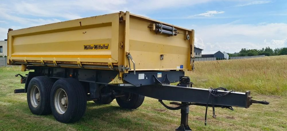 Miller Przyczepa Tandem R180 | Kipper Wywrotka trójstronna | Bordmatik- Manual | Zawieszenie pneumatyczne | Oś podnoszona|Stan idealny | - Damperli römork: fotoğraf 1 Miller Przyczepa Tandem R180 | Kipper Wywrotka trójstronna | Bordmatik- Manual | Zawieszenie pneumatyczne | Oś podnoszona|Stan idealny | - Damperli römork: fotoğraf 1