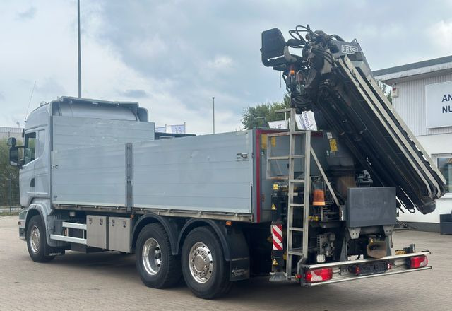 Scania R500 V8 6x2 |platforma budowlana z HDS FASSI F235 sterowanie radiowe | Euro5| Oś tylna: podnoszona i skrętna - Sal/ Açık kasa kamyon, Vinçli kamyon: fotoğraf 5 Scania R500 V8 6x2 |platforma budowlana z HDS FASSI F235 sterowanie radiowe | Euro5| Oś tylna: podnoszona i skrętna - Sal/ Açık kasa kamyon, Vinçli kamyon: fotoğraf 5