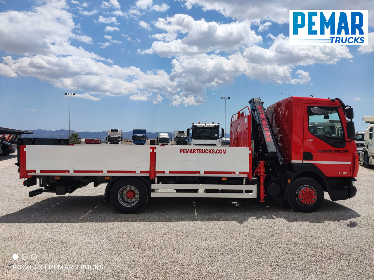 DAF LF 210 GRUA CAJA FIJA - Sal/ Açık kasa kamyon, Vinçli kamyon: fotoğraf 5 DAF LF 210 GRUA CAJA FIJA - Sal/ Açık kasa kamyon, Vinçli kamyon: fotoğraf 5