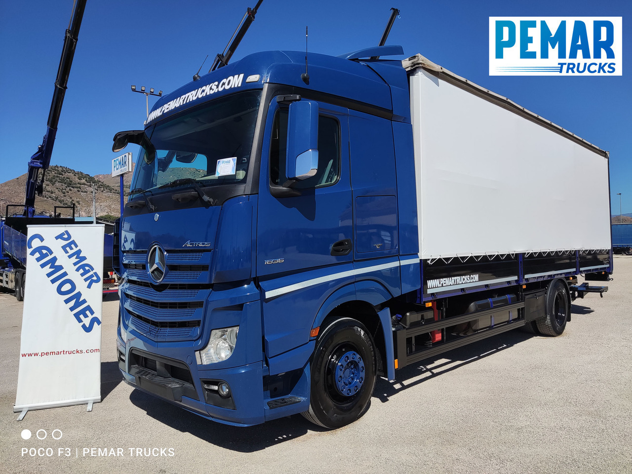 MERCEDES-BENZ ACTROS 1836 SEMITAUTLINER 18T - Tenteli kamyon: fotoğraf 1 MERCEDES-BENZ ACTROS 1836 SEMITAUTLINER 18T - Tenteli kamyon: fotoğraf 1