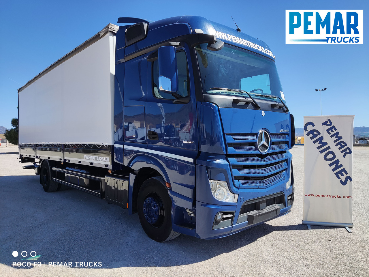 MERCEDES-BENZ ACTROS 1836 SEMITAUTLINER 18T - Tenteli kamyon: fotoğraf 3 MERCEDES-BENZ ACTROS 1836 SEMITAUTLINER 18T - Tenteli kamyon: fotoğraf 3