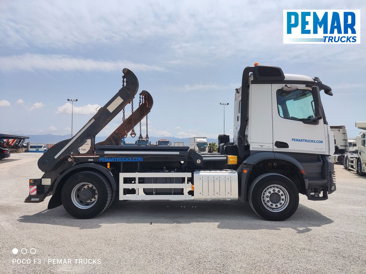 MERCEDES-BENZ AROCS 1845 PORTACONTENEDOR CADENAS - Hidrolift kamyon: fotoğraf 5 MERCEDES-BENZ AROCS 1845 PORTACONTENEDOR CADENAS - Hidrolift kamyon: fotoğraf 5