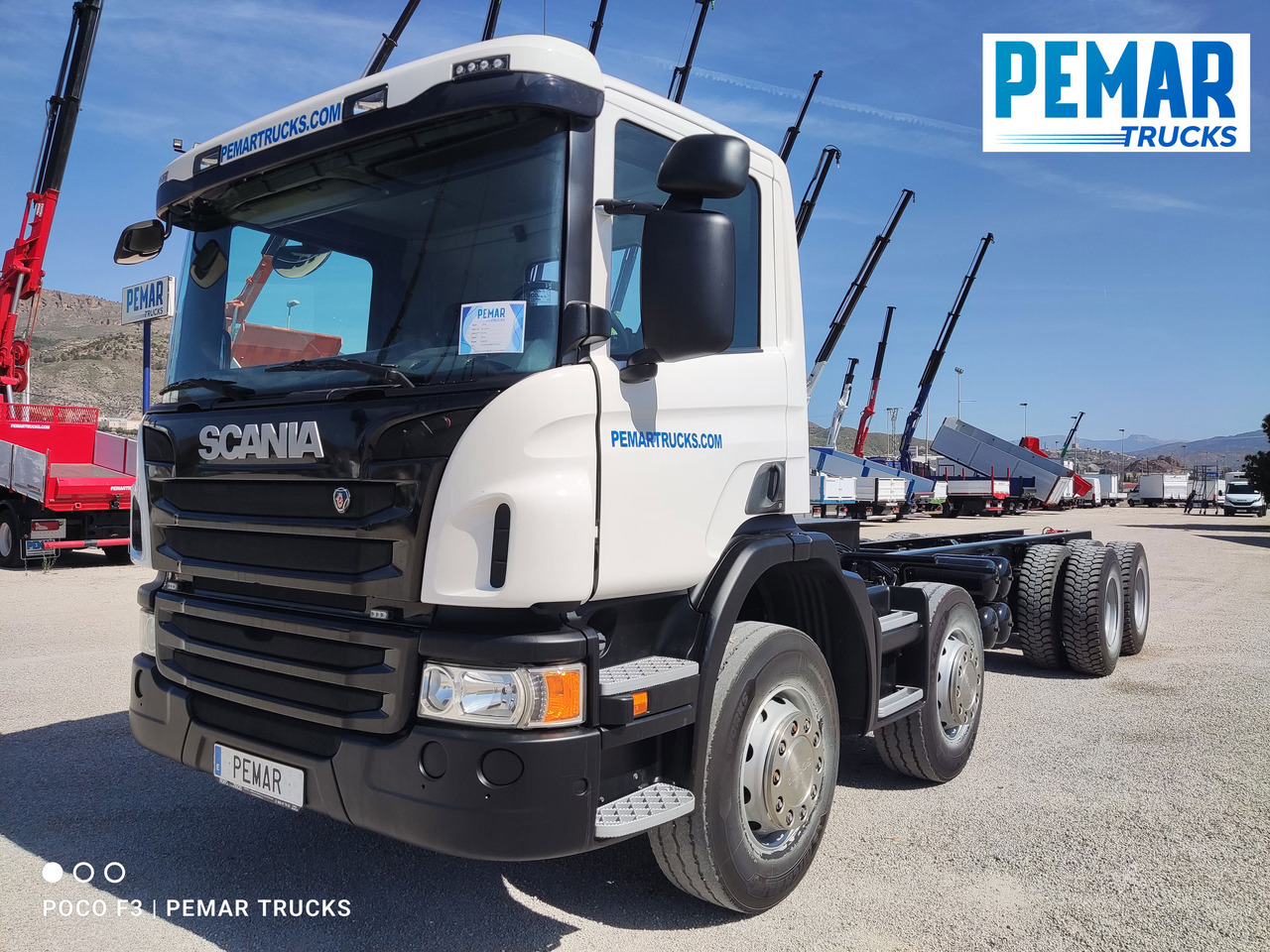 SCANIA P 410 8X4 CHASIS EURO 6 - Şasi kamyon: fotoğraf 1 SCANIA P 410 8X4 CHASIS EURO 6 - Şasi kamyon: fotoğraf 1