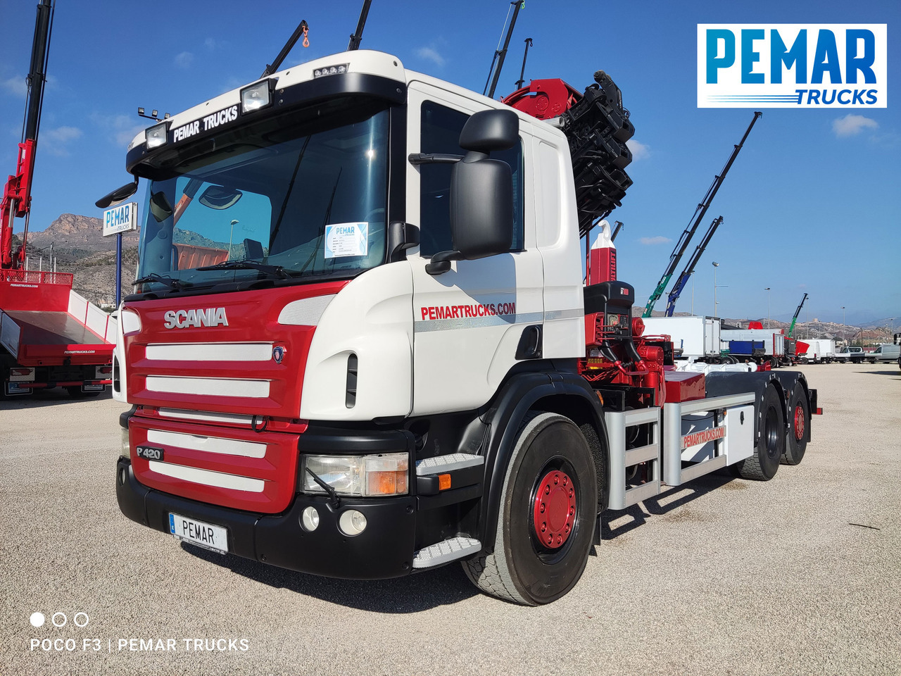 SCANIA P 420 GRUA GANCHO MULTILIFT 6X2 - Vinçli kamyon: fotoğraf 2 SCANIA P 420 GRUA GANCHO MULTILIFT 6X2 - Vinçli kamyon: fotoğraf 2