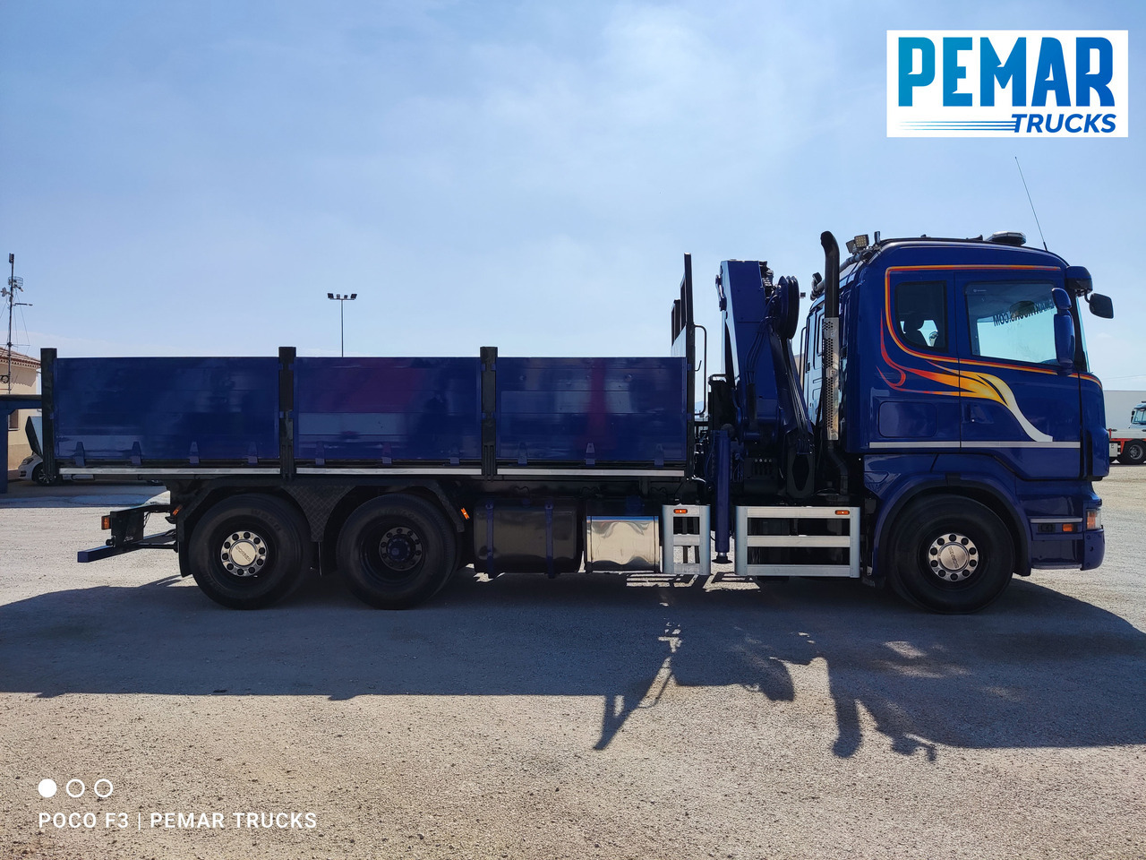 SCANIA R 420 6X2 GRUA PALFINGER PK 23002 BASCULANTE - Damperli kamyon, Vinçli kamyon: fotoğraf 5 SCANIA R 420 6X2 GRUA PALFINGER PK 23002 BASCULANTE - Damperli kamyon, Vinçli kamyon: fotoğraf 5
