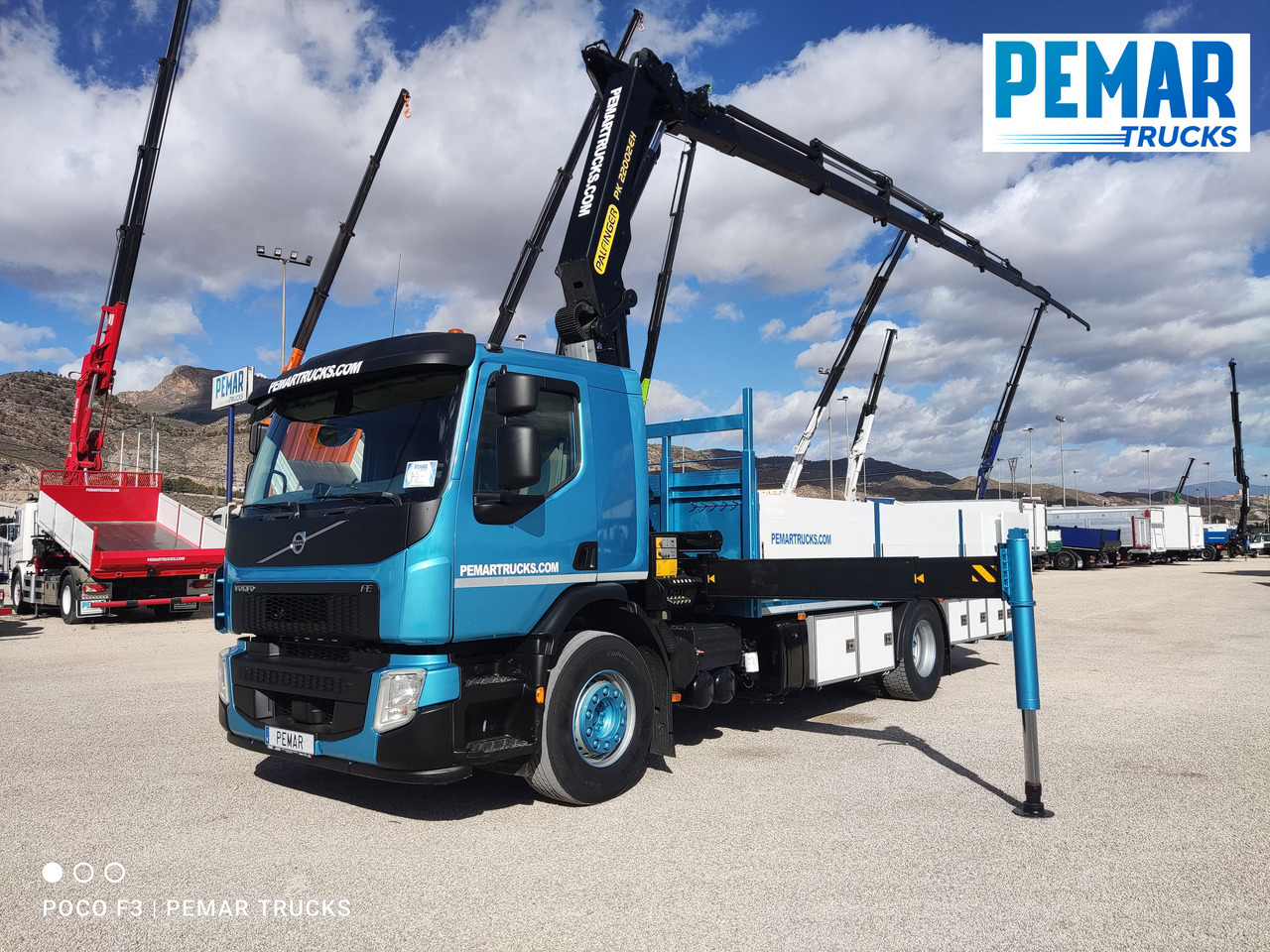 VOLVO FE 320 GRUA CAJA FIJA - Vinçli kamyon: fotoğraf 1 VOLVO FE 320 GRUA CAJA FIJA - Vinçli kamyon: fotoğraf 1