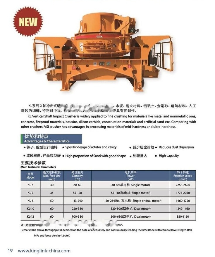 Kinglink KINGLINK New KL12 VSI Crusher - Darbeli kırıcı: fotoğraf 5 Kinglink KINGLINK New KL12 VSI Crusher - Darbeli kırıcı: fotoğraf 5