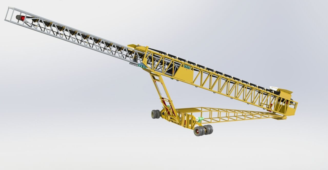 Kinglink New Belt Conveyor | Telescopic Radial Stacker - Bantlı konveyör: fotoğraf 4 Kinglink New Belt Conveyor | Telescopic Radial Stacker - Bantlı konveyör: fotoğraf 4