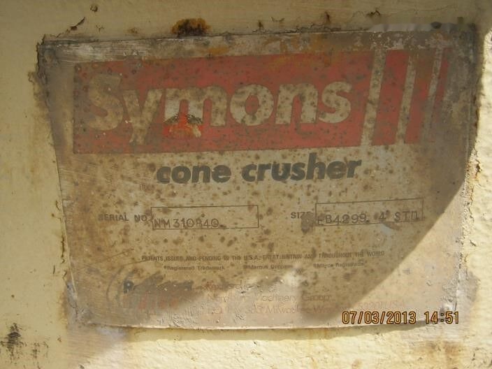 Kinglink SYMONS 4.25 FT Cone Crusher - Konik kırıcı: fotoğraf 4 Kinglink SYMONS 4.25 FT Cone Crusher - Konik kırıcı: fotoğraf 4