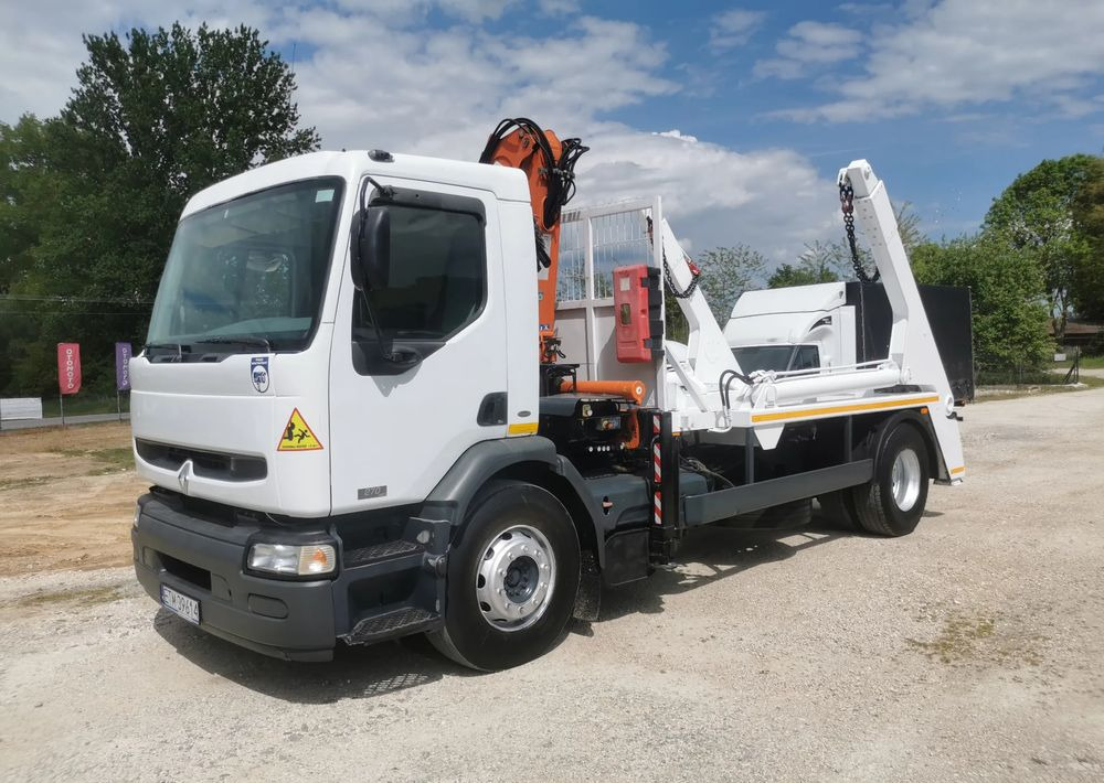 Renault Premium 270DCi + żuraw HDS Atlas 105.2 + Bramowiec MEILLER 12t Kontener - Hidrolift kamyon: fotoğraf 1 Renault Premium 270DCi + żuraw HDS Atlas 105.2 + Bramowiec MEILLER 12t Kontener - Hidrolift kamyon: fotoğraf 1