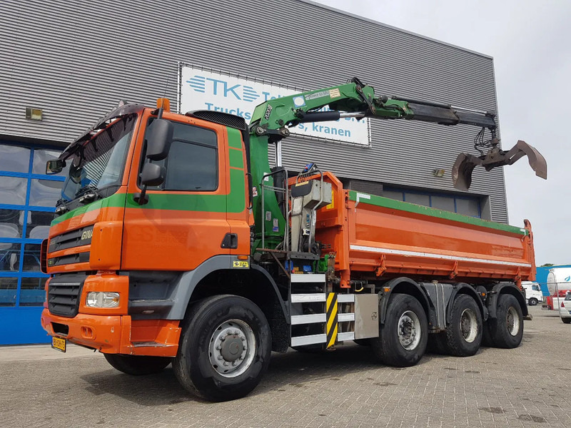 Ginaf X 4343 TS 8x6 Kipper kraan HMF 2020 - Damperli kamyon: fotoğraf 1 Ginaf X 4343 TS 8x6 Kipper kraan HMF 2020 - Damperli kamyon: fotoğraf 1