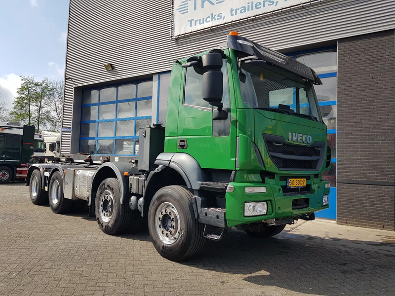 Iveco Stralis 450 8x4 Steel Nieuwe Apk/TÜV 430.000 km kettingsyst 30 ton - Konteynır taşıyıcı/ Yedek karoser kamyon: fotoğraf 5 Iveco Stralis 450 8x4 Steel Nieuwe Apk/TÜV 430.000 km kettingsyst 30 ton - Konteynır taşıyıcı/ Yedek karoser kamyon: fotoğraf 5