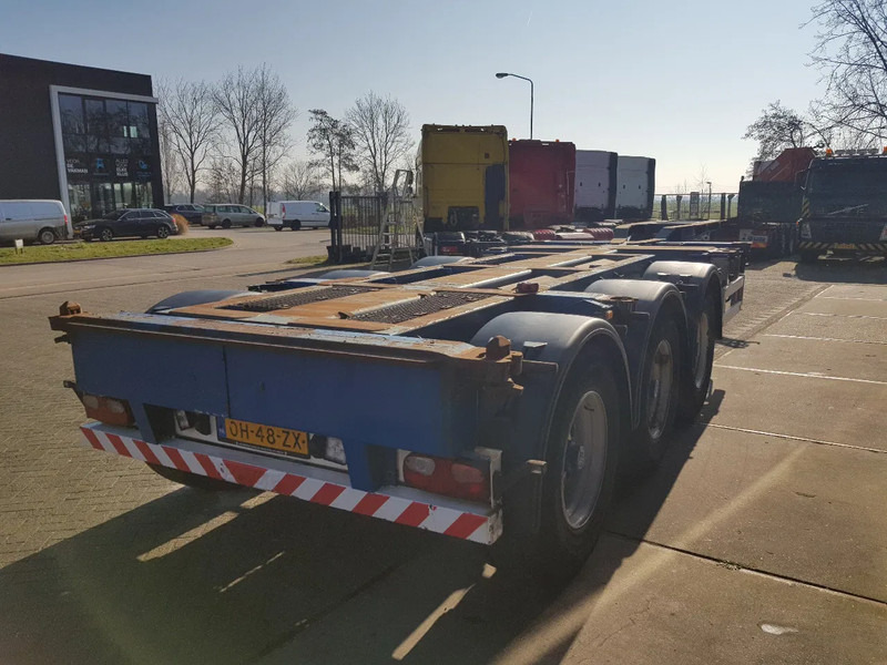 Konteynır taşıyıcı/ Yedek karoser dorse Pacton T3-010 Multi chassis Liftas BPW drum: fotoğraf 6