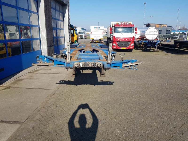 Konteynır taşıyıcı/ Yedek karoser dorse Pacton T3-010 Multi chassis Liftas BPW drum: fotoğraf 8
