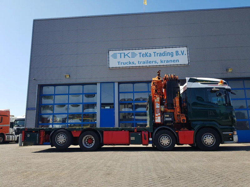 Vinçli kamyon Scania R420 8x2 HIAB 800E-7 Hipro 80 ton/meter Winch Retarder: fotoğraf 8