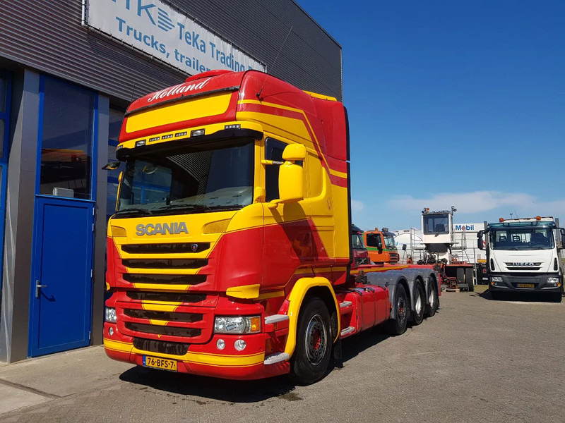 Scania R450 8x2 Topline ADR EX/II, EX/III, FL en AT SCR only - Konteynır taşıyıcı/ Yedek karoser kamyon: fotoğraf 2 Scania R450 8x2 Topline ADR EX/II, EX/III, FL en AT SCR only - Konteynır taşıyıcı/ Yedek karoser kamyon: fotoğraf 2