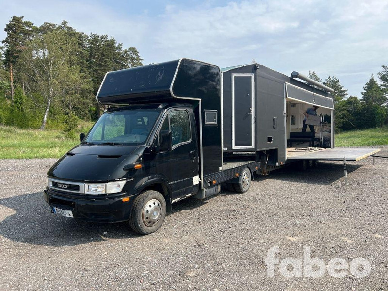 Iveco Daily 35C13 Iveco Daily 35C13 tractor with custom-built stage trailer - Gida kamyon: fotoğraf 1 Iveco Daily 35C13 Iveco Daily 35C13 tractor with custom-built stage trailer - Gida kamyon: fotoğraf 1